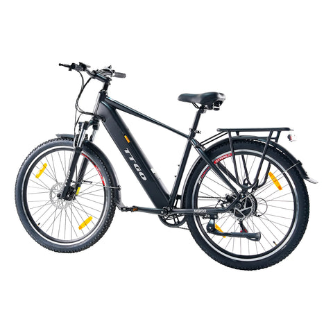 Bicicleta Elétrica  TTGO M300 - Motor 250W Bateria 36V20AH Rodas de 27,5 Polegadas Travão de Disco - Preto