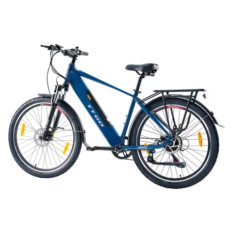 Bicicleta Elétrica  TTGO M300 - Motor 250W Bateria 36V20AH Rodas de 27,5 Polegadas Travão de Disco - Azul