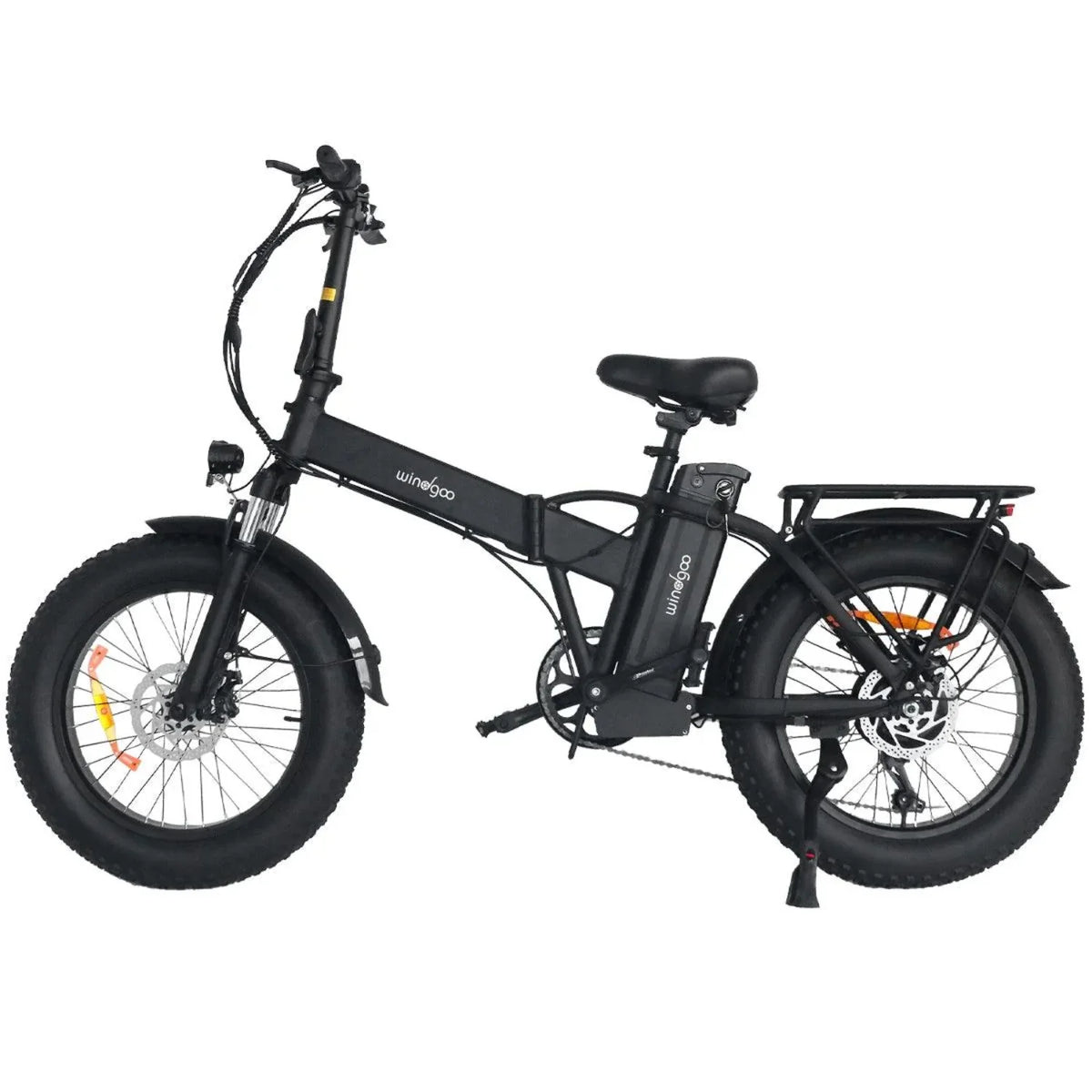 Windgoo F21 Pro Bicicleta Elétrica - Motor 250W Bateria 48V 12.5Ah 20x4.0 Polegadas Pneus - Preta