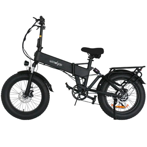 Windgoo F22 Pro Dobrável E-Bike - Motor 250W Bateria 48V 12.5Ah 20x4.0 Polegadas Pneus - Preta