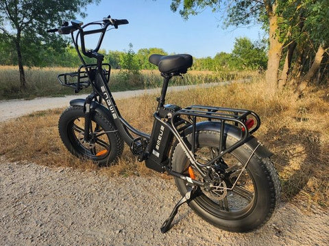 Bicicleta Elétrica ENGWE L20 | 250W | Autonomia 60KM | Cor Laranja e Preta