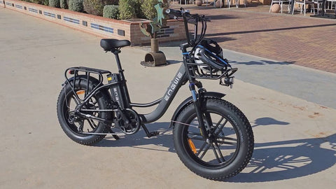 Bicicleta Elétrica ENGWE L20 | 250W | Autonomia 60KM | Cor Laranja e Preta