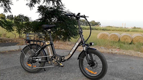 Bicicleta Elétrica ENGWE L20 | 250W | Autonomia 60KM | Cor Laranja e Preta