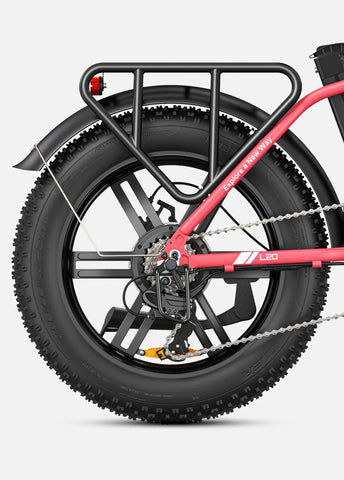 Bicicleta Elétrica ENGWE L20 | 250W | Autonomia 60KM | Cor Rosa