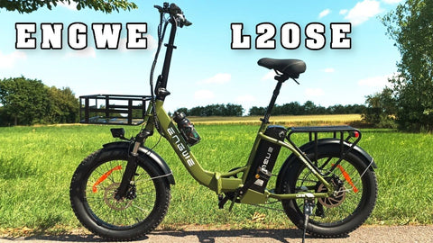 Bicicleta Elétrica ENGWE L20 | 250W | Autonomia 60KM | Verde