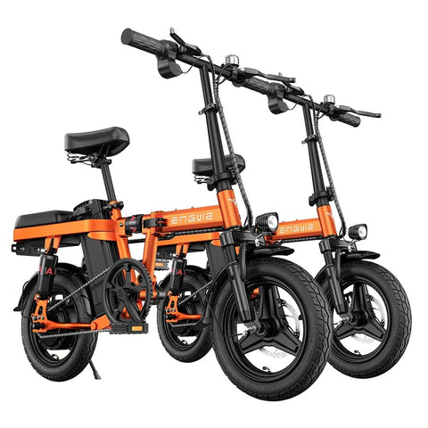 Bicicleta Elétrica ENGWE T14 EU | 250W | Autonomia 45KM | Cor Laranja
