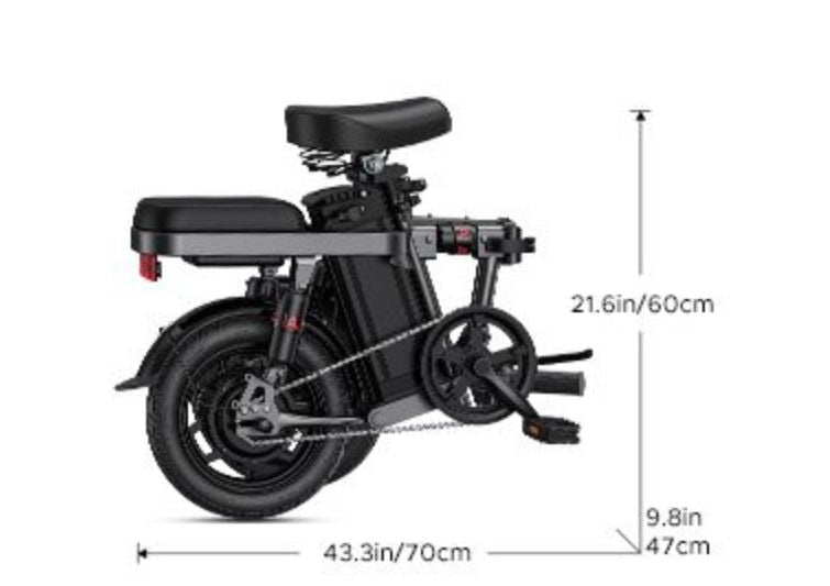 Bicicleta Elétrica ENGWE T14 EU | 250W | Autonomia 45KM | Cor Azul