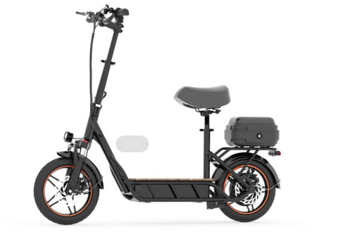 Trotinete Elétrica Kukirin C1 Pro - 500W 1200WH 100KM de Autonomia Plegável Segurança Completa-Preto
