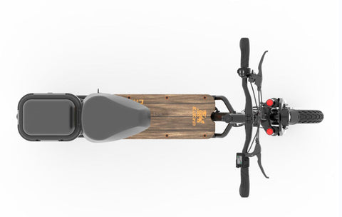 Trotinete Elétrica Kukirin C1 Pro - 500W 1200WH 100KM de Autonomia Plegável Segurança Completa-Preto