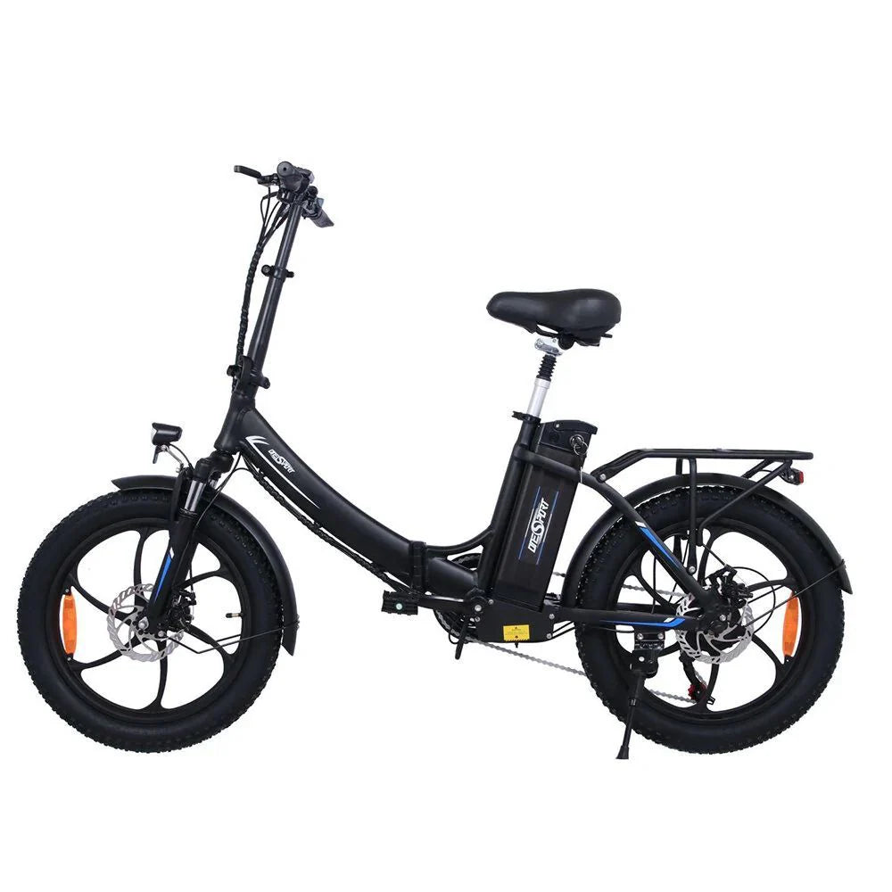 Bicicleta Elétrica ONESPORT OT16 | 350W 720WH 52KM de Autonomia | Preto