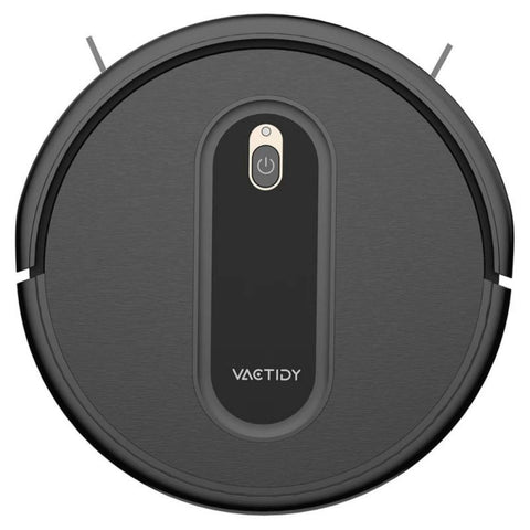 Aspirador Robótico Vactidy T6 - 2000Pa de Sucção Bateria de 2500mAh 100 Minutos de Autonomia-Preto