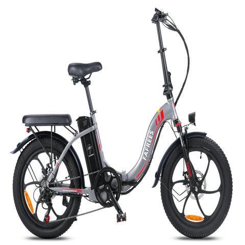 Bicicleta Elétrica FAFREES F20 - 250W 576WH 70KM Autonomia - Cinza