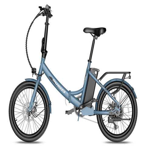 Bicicleta Elétrica FAFREES F20 Light - 250W 522WH 60KM Autonomia - Cinza azul