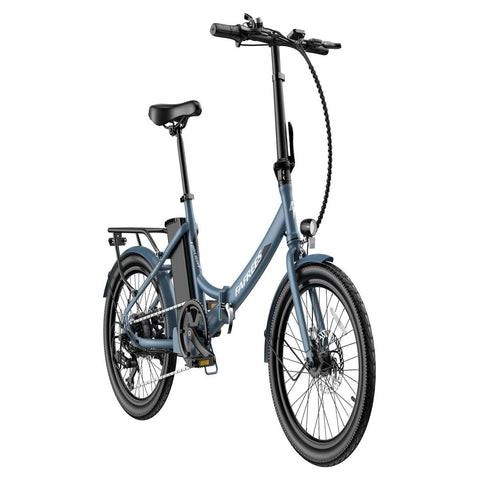 Bicicleta Elétrica FAFREES F20 Light - 250W 522WH 60KM Autonomia - Cinza azul