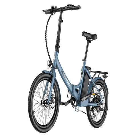 Bicicleta Elétrica FAFREES F20 Light - 250W 522WH 60KM Autonomia - Cinza azul