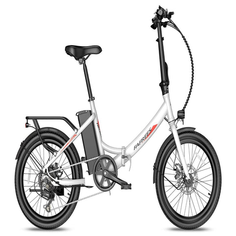 Bicicleta Elétrica FAFREES F20 Light - 250W, 522WH, 60KM Autonomia - Branco