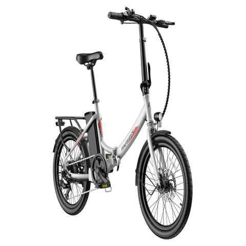 Bicicleta Elétrica FAFREES F20 Light - 250W, 522WH, 60KM Autonomia - Branco