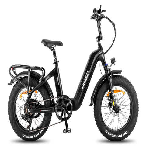 FAFREES F20 Master - Bicicleta Elétrica 500W 1080WH 110KM Autonomia | Cetim preto