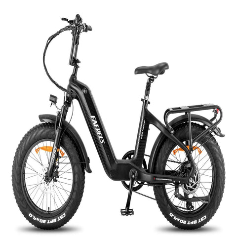 FAFREES F20 Master - Bicicleta Elétrica 500W 1080WH 110KM Autonomia | Cetim preto