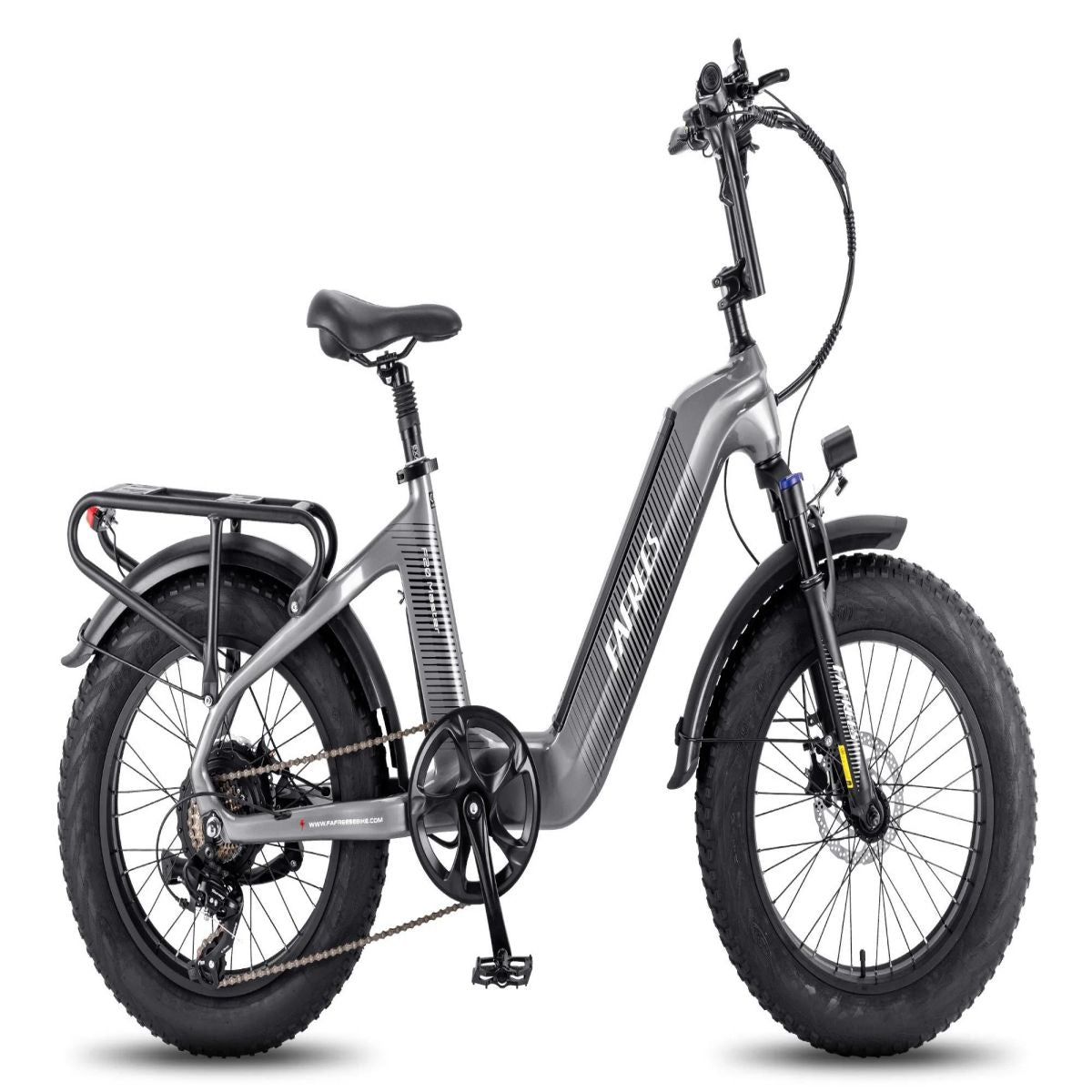 FAFREES F20 Master - Bicicleta Elétrica 500W 1080WH 110KM Autonomia | Cinza metálico