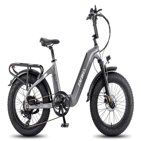 FAFREES F20 Master - Bicicleta Elétrica 500W 1080WH 110KM Autonomia | Cinza metálico