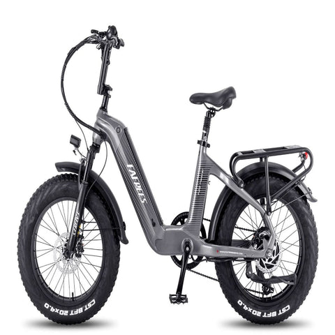 FAFREES F20 Master - Bicicleta Elétrica 500W 1080WH 110KM Autonomia | Cinza metálico