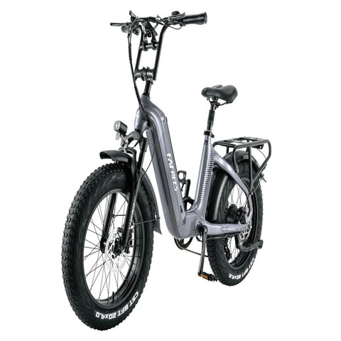 FAFREES F20 Master - Bicicleta Elétrica 500W 1080WH 110KM Autonomia | Cinza metálico