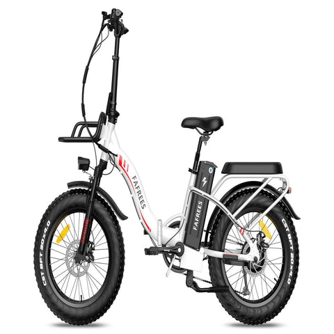 FAFREES F20 Max - Bicicleta Elétrica 500W 1080WH 110KM Autonomia - Branca