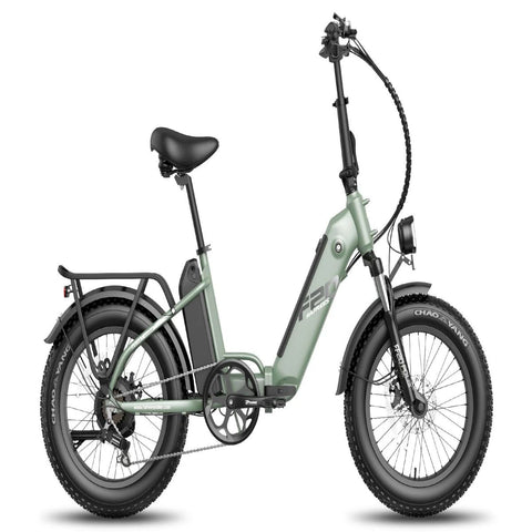 FAFREES FF20 Polar Bicicleta Elétrica - 500W Autonomia 110KM Travões de Disco - Verde
