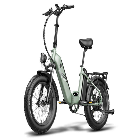 FAFREES FF20 Polar Bicicleta Elétrica - 500W Autonomia 110KM Travões de Disco - Verde
