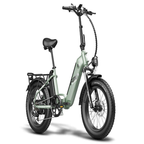 FAFREES FF20 Polar Bicicleta Elétrica - 500W Autonomia 110KM Travões de Disco - Verde