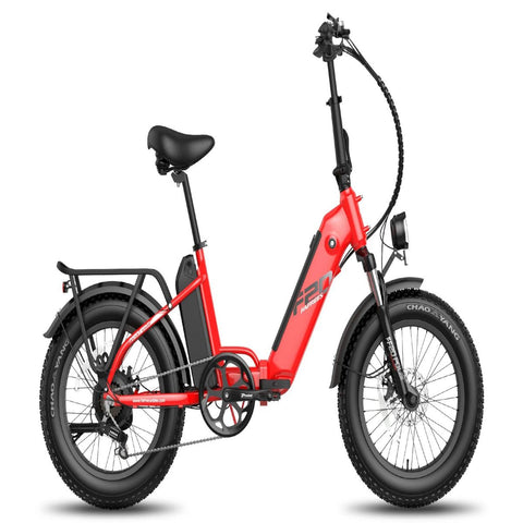 FAFREES FF20 Polar Bicicleta Elétrica - 500W Autonomia 110KM Travões de Disco - Vermelho