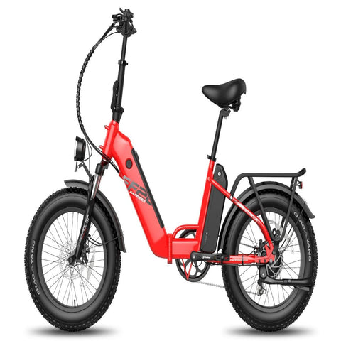 FAFREES FF20 Polar Bicicleta Elétrica - 500W Autonomia 110KM Travões de Disco - Vermelho