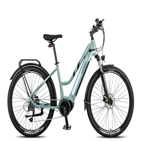 Bicicleta Elétrica FAFREES FM8 - Motor 250W Bateria 522WH 110KM de Alcance - Verde