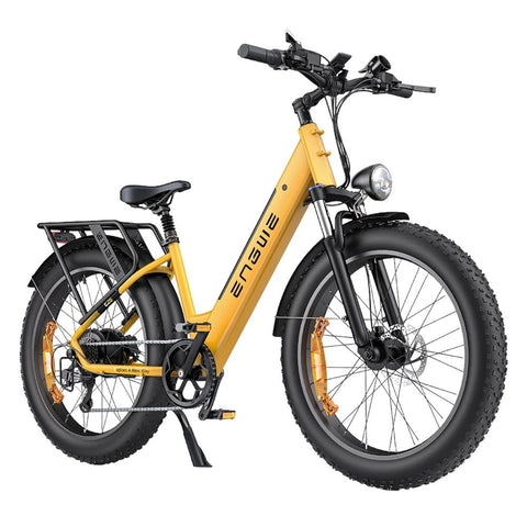 ENGWE E26 Step-thru - Bicicleta Elétrica 250W 768WH Autonomia 140KM - Amarelo