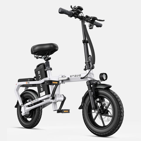 ENGWE O14 15.6AH - Bicicleta Elétrica 250W 748.8WH 71KM Autonomia - Branco