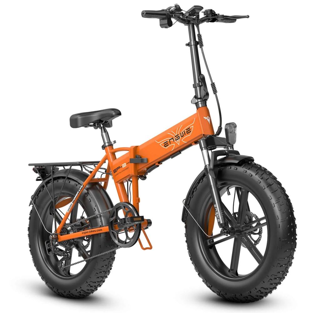 Bicicleta Elétrica ENGWE EP-2 PRO | 250W 624WH 40KM Autonomia | Laranja
