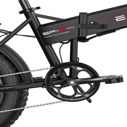 Bicicleta elétrica ENGWE EP-2 PRO | 250W 624WH 40KM Autonomia | Preta