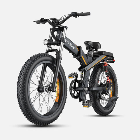 Bicicleta Elétrica ENGWE X24 - Motor 1000W Bateria 921.6WH Autonomia 64KM - Preto