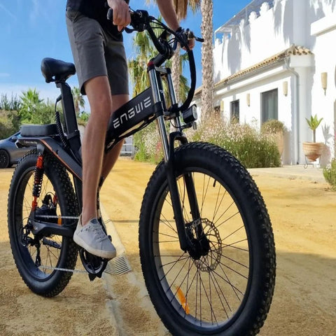 Bicicleta Elétrica ENGWE X24 - Motor 1000W Bateria 921.6WH Autonomia 64KM - Preto