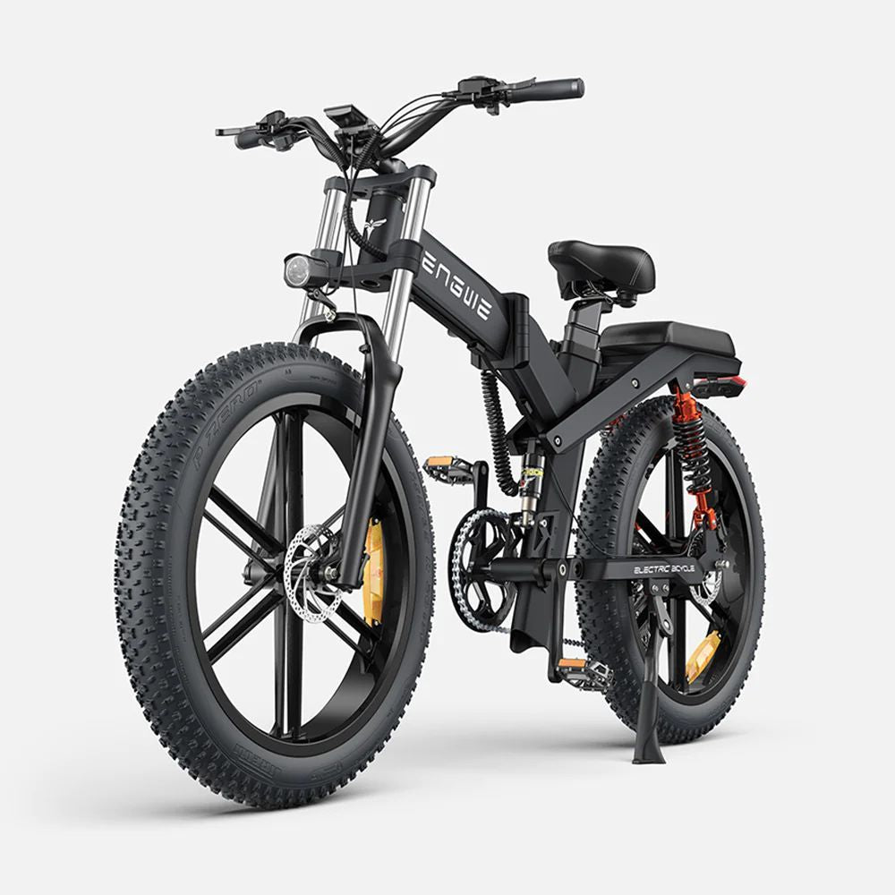 Bicicleta Elétrica ENGWE X26 - Motor 1000W Bateria 1401.6WH 100KM Autonomia - Preto