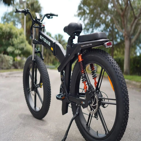 Bicicleta Elétrica ENGWE X26 - Motor 1000W Bateria 921.6WH 64KM Autonomia - Preto