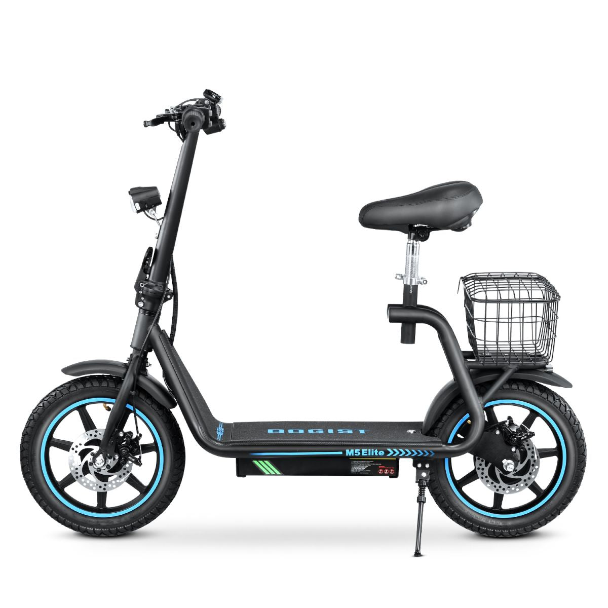 Trotinete Elétrica BOGIST M5Elite - 500W Bateria 624WH Autonomia 35KM - Preto