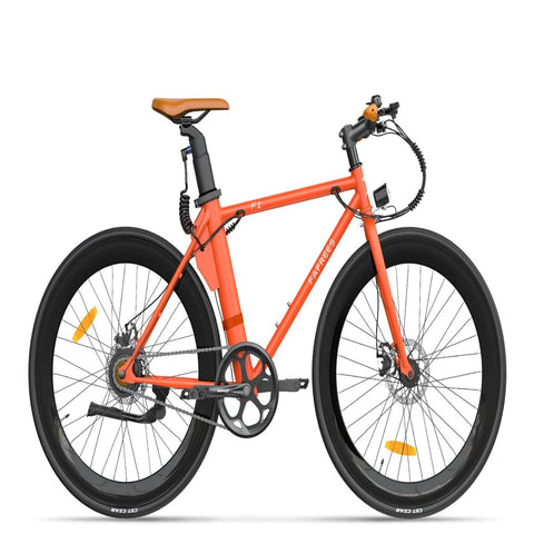 Bicicleta Elétrica FAFREES F1 - 250W 313.2WH 40KM de autonomia - Laranja