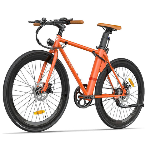 Bicicleta Elétrica FAFREES F1 - 250W 313.2WH 40KM de autonomia - Laranja