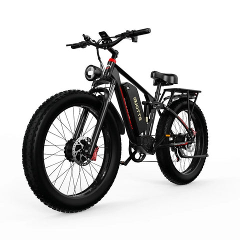 Bicicleta Elétrica Duotts S26 - Potência 750W*2 Bateria960WH Autonomia 60KM - Preto
