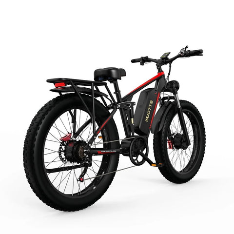 Bicicleta Elétrica Duotts S26 - Potência 750W*2 Bateria960WH Autonomia 60KM - Preto