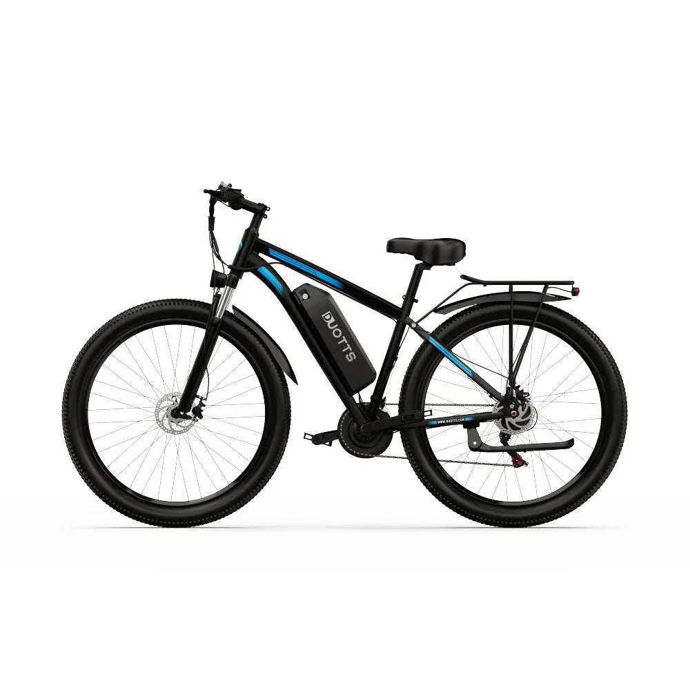Bicicleta Elétrica Duotts C29 - Potência 750W Bateria 720WH Autonomia 60KM - Preto