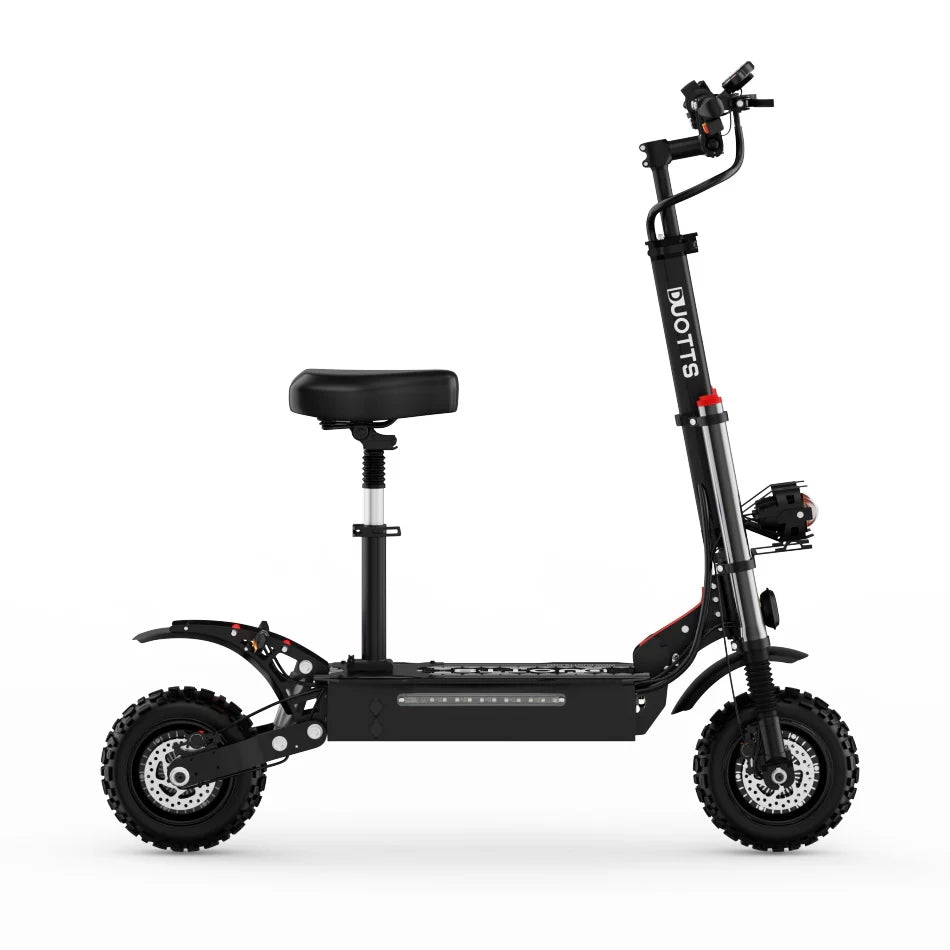Patinete Elétrico Duotts D66 - Potência 3600W Bateria 1440WH Autonomia 70KM - Preto