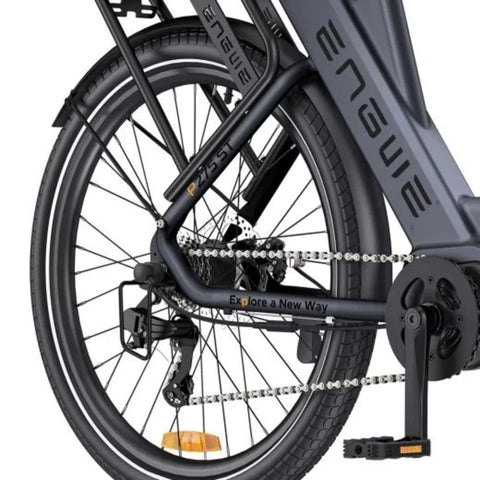 Bicicleta Elétrica ENGWE P275 ST 19.2AH - Potência 250W Bateria 691.2Wh Autonomia 260KM - Preto